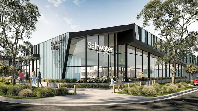 Artist's impression of the Mt Duneed Village swim centre. Picture: Supplied