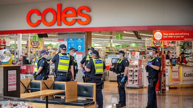 Chadstone’s Coles store is among the latest high-risk locations. File image: Darrian Traynor/Getty Images