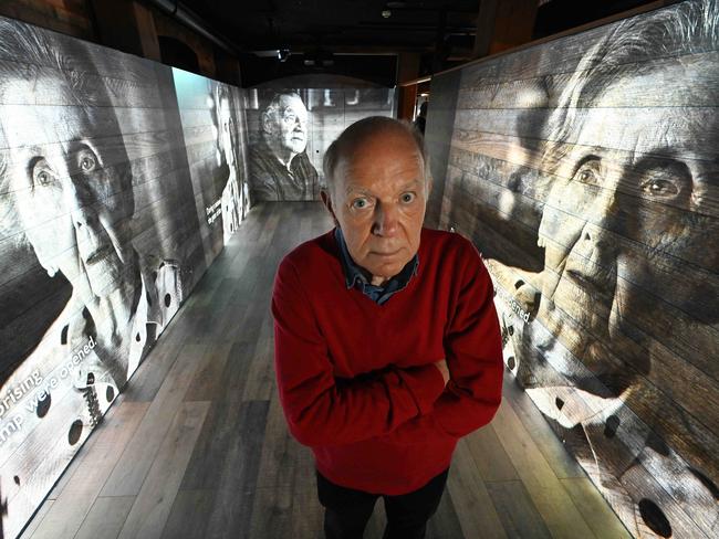 30/6/2023: Holocaust survivor, Aaron Fresco who as a child only survived because his dad could bake bread  at the opening of QueenslandÃ¢â¬â¢s first Holocaust museum, in Brisbane. pic Lyndon Mechielsen/Courier Mail