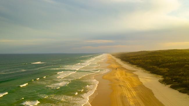 A stretch of beach near Eurong.