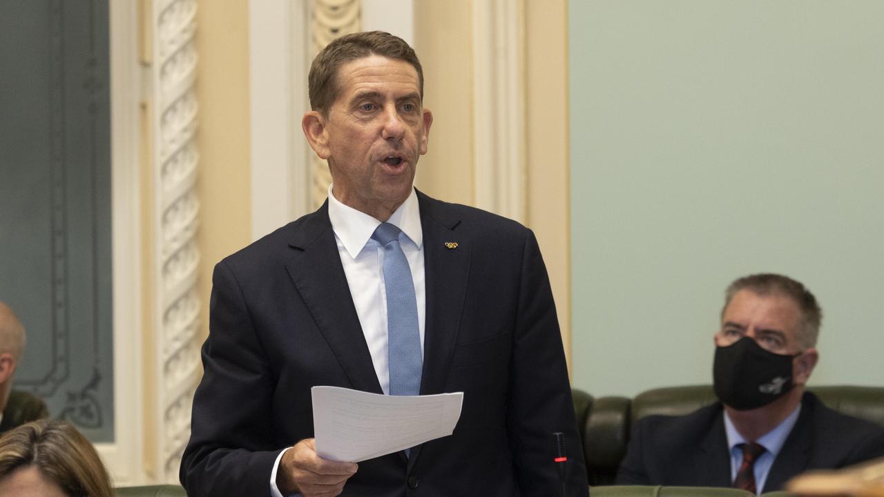 Queensland Treasurer and acting premier Cameron Dick has been a long-time foe of the Morrison government. Picture: NewsWire / Sarah Marshall