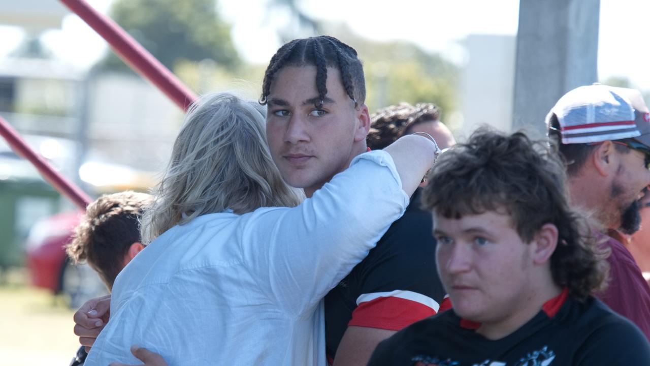 Ignatius Park College and Kirwan State High School teams take on St Brendanâ€™s College Yeppoon teams in Queensland state rugby league semi finals at Mackay on Wednesday, August 24, 2022.