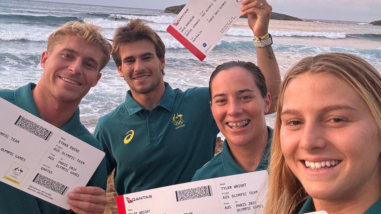Tyler Wright, Molly Picklum, Jack Robinson and Ethan Ewing have officially qualified for surfing at Paris 2024
