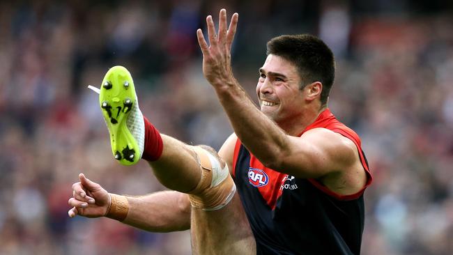 Chris Dawes, pictured playing for Melbourne in 2014, could line-up with Sorrento next season. Picture: Wayne Ludbey