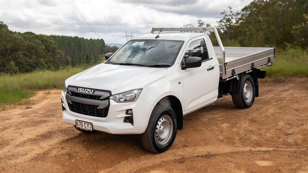 The smaller engine has reduced power, but the vehicle is much lighter than bigger dual-cab utes.