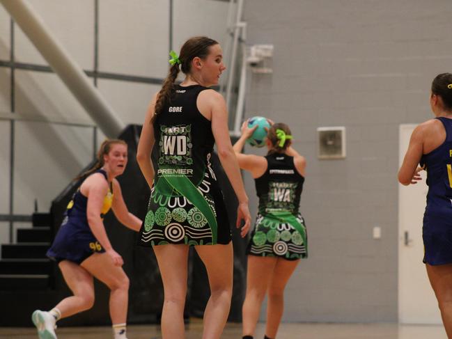 HART Sapphire Series round 1 2024 (Ruby league) Darling Downs Panthers v Bond University Bull Sharks Netball
