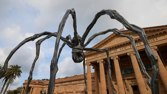 Louise Bourgeois’s Maman (1999) outside the Art Gallery of New South Wales. Picture: The Easton Foundation / Art Gallery of New South Wales, Felicity Jenkins