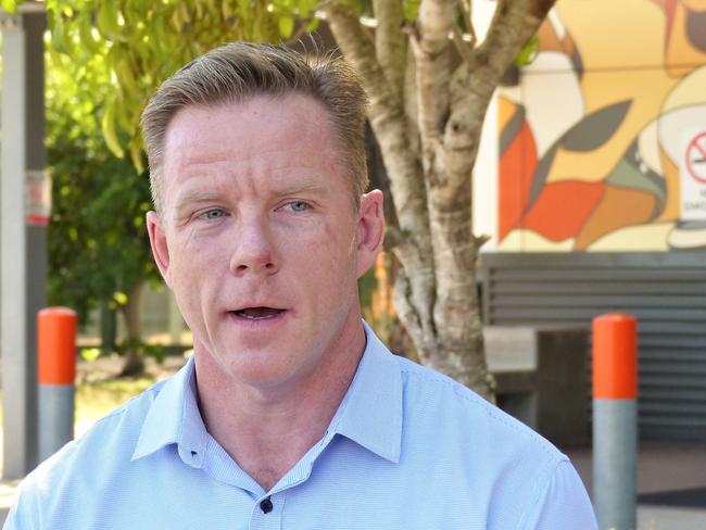 Department of Children, Youth Justice and Multicultural Affairs senior executive director Michael Drane says despite new recruits at Cleveland, staff were still being flown up from the south of the state. Picture: Blair Jackson