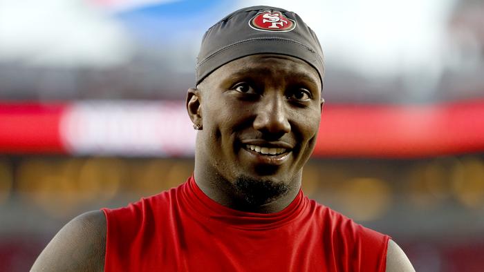 Deebo Samuel has requested a trade from the 49ers. (Photo by Lachlan Cunningham/Getty Images)