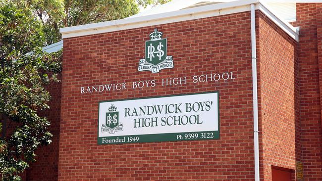 Randwick Boys High School.