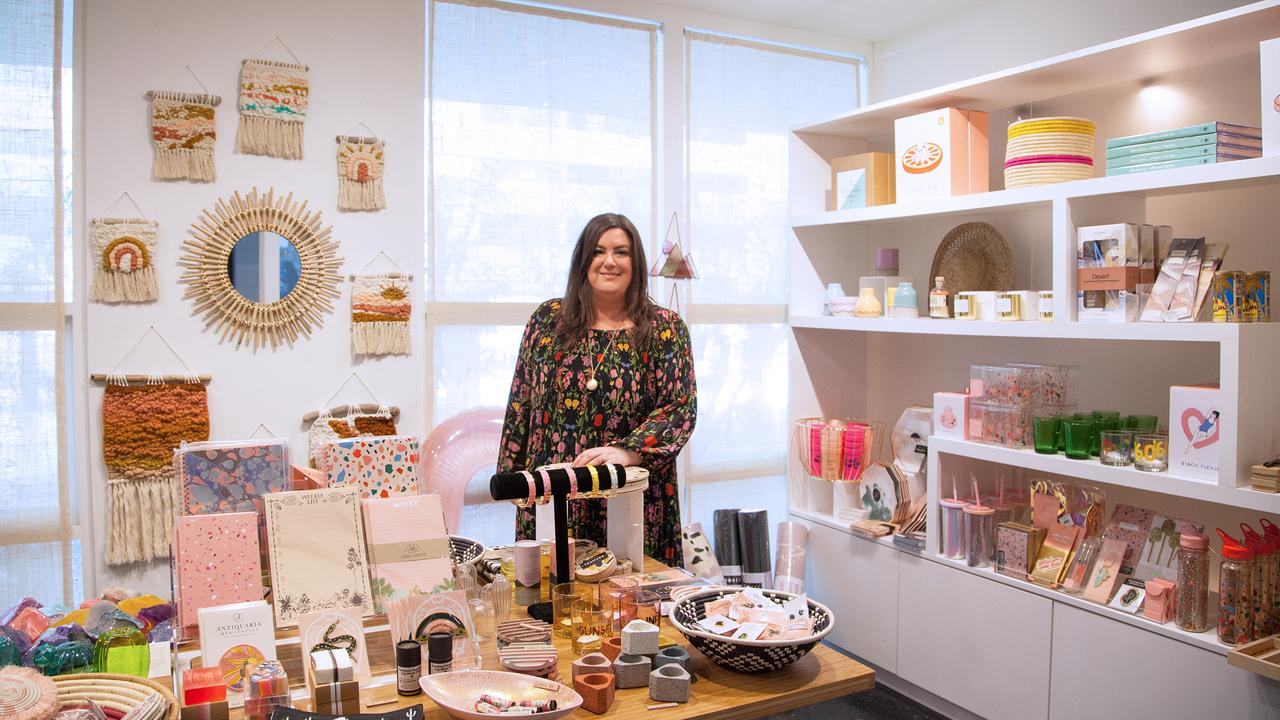 Katy Carrier in her store at The Shops at Thirteen Forty Five