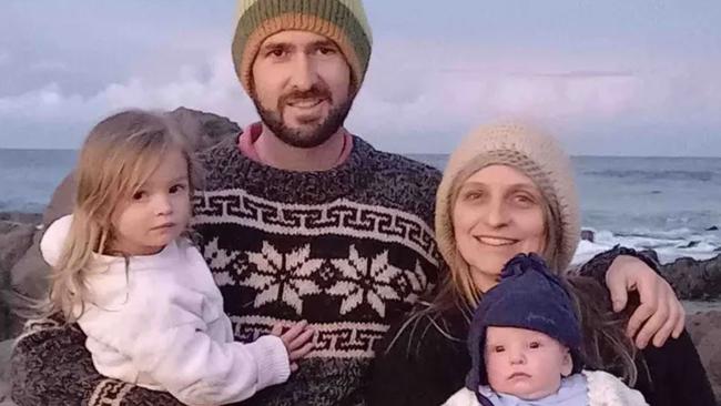 The Smith family in the Tweed's Wardrop Valley has been left devastated after a fire destroyed their home. Picture: GoFundMe/Supplied.