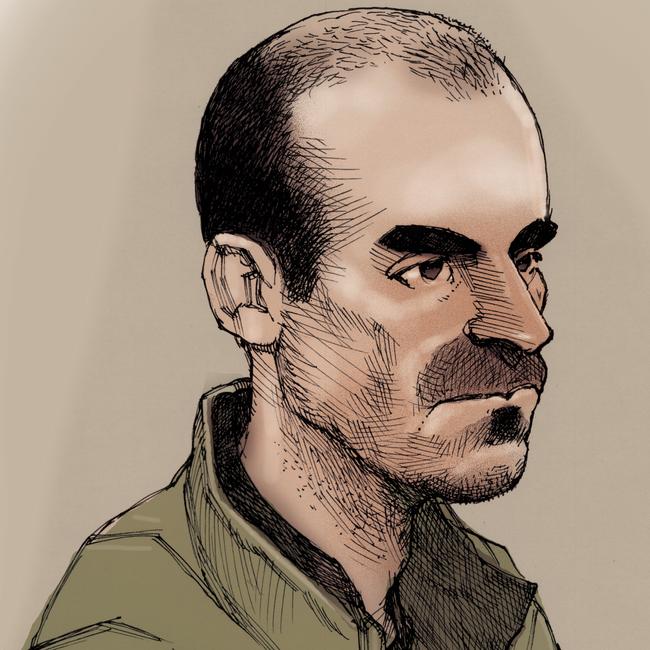 Ashley Paul Griffith – court sketch FRIDAY 29.11.24, Monster pedophile Ashley Paul Griffith has been handed a life sentence.