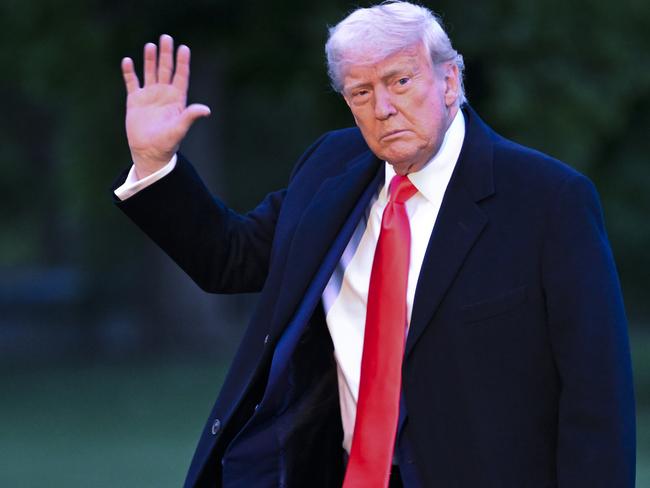 US President Donald Trump is threatening major tariffs on EU products. Picture: AP