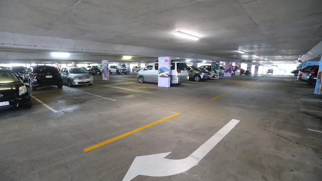 Inside the car park. Picture by Richard Gosling.