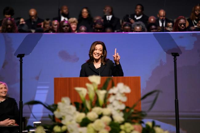 US Vice President Kamala Harris said she was 'honored' to be named the Democratic presidential nominee