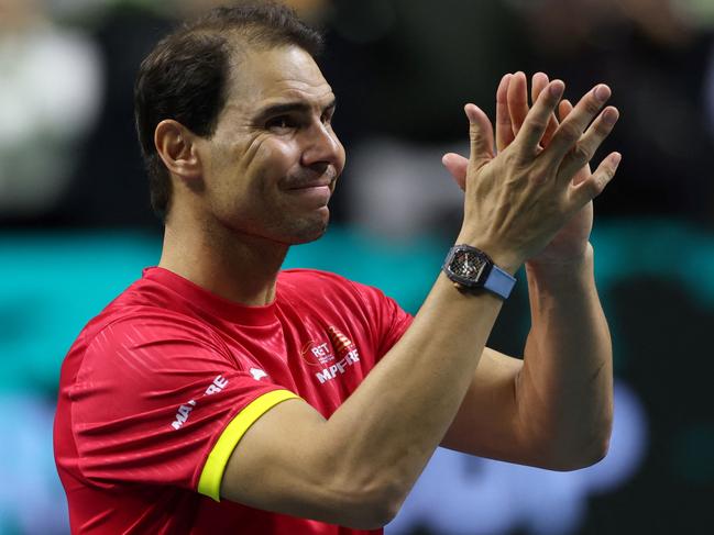 Spain's Rafael Nadal final farewell to professional tennis. Picture: Thomas Coex / AFP