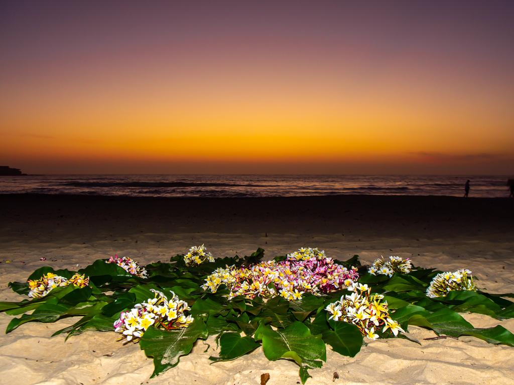 Annalise Braakensiek Memorial held at Bondi Beach around 6am Wednesday January 16 Image Picture: Monique Harmer