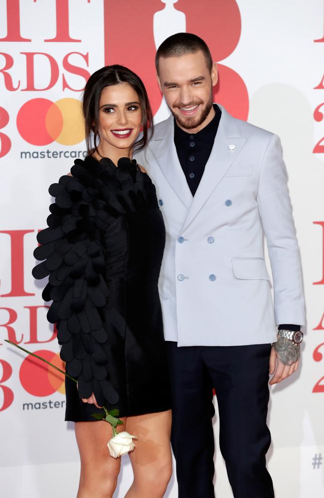 Liam Payne and former partner Cheryl Tweedy in 2018. Payne is survived by the couple’s seven-year-old son, Bear.