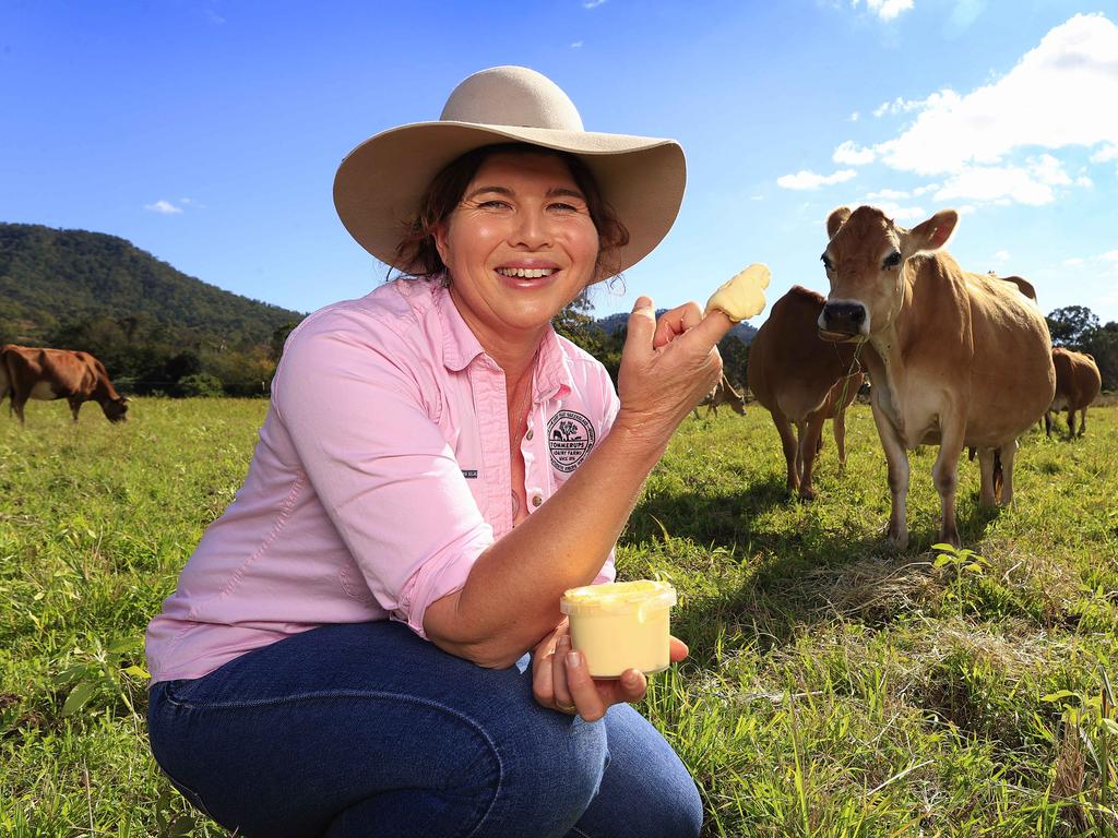 Kay Tommerup’s farm has produced award winning dairy products for their region. Pics Adam Head