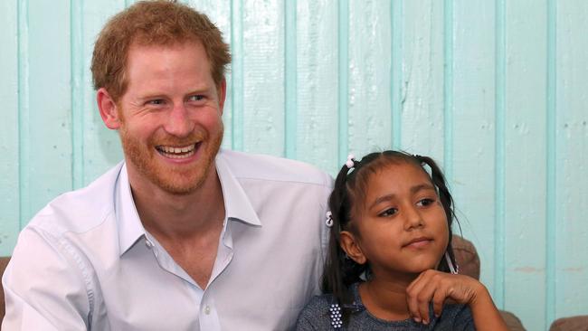 Harry has spent the past fortnight in the Carribbean.
