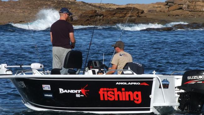 Generic picture of two men fishing in an aluminium boat. Picture: Supplied