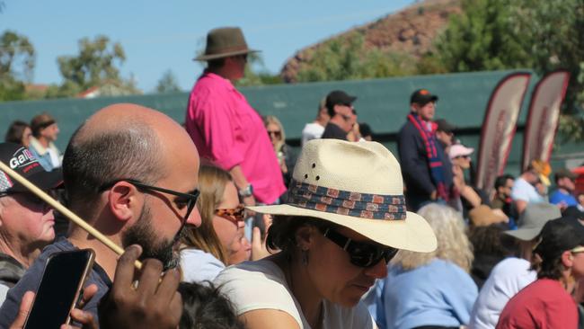 Fans flocked to see the Demons take on the Dockers at Traeger Park, Alice Springs, on June 2, 2024.