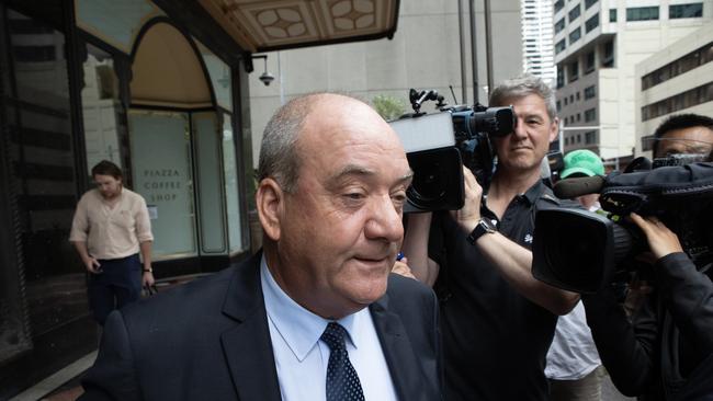 Daryl Maguire outside the Downing Centre court in Sydney. Picture: NCA NewsWire / Brendan Read . Picture: NCA NewsWire / Brendan Read