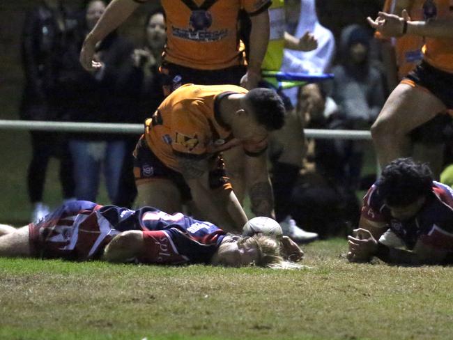 Israel Folau makes his Rugby League Gold Coast debut for Southport Tigers against defending champions Runaway Bay at Owen Park, Southport. Pic Mike Batterham