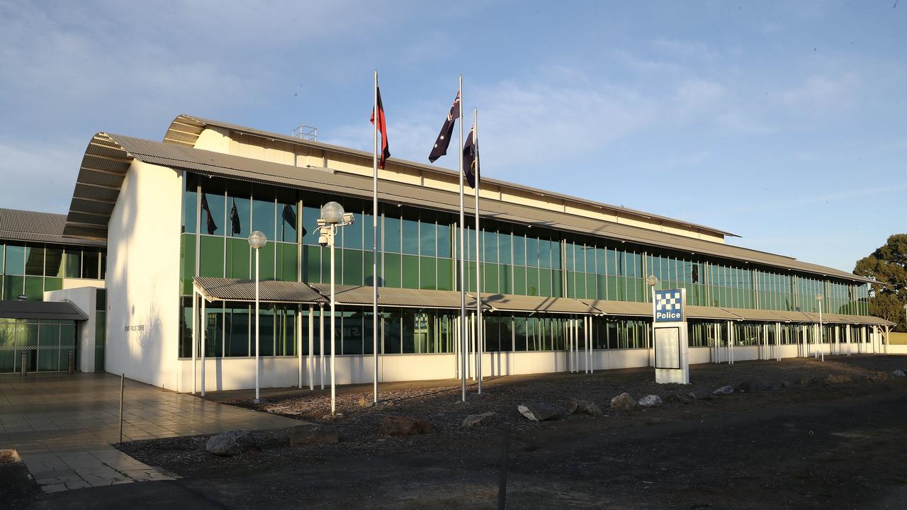 Sturt Police Station has been closed until further notice after cracks were found in the structure. Picture: Sarah Reed