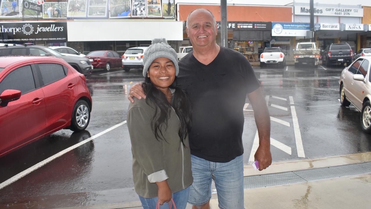 David and Sutin Anan from Stanthorpe believe in climate change. Photo: Madison Mifsud-Ure / Stanthorpe Border Post