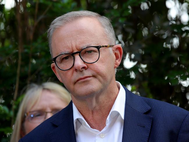 Anthony Albanese accused the PM of ‘politicising’ the floods. Photo: Toby Zerna