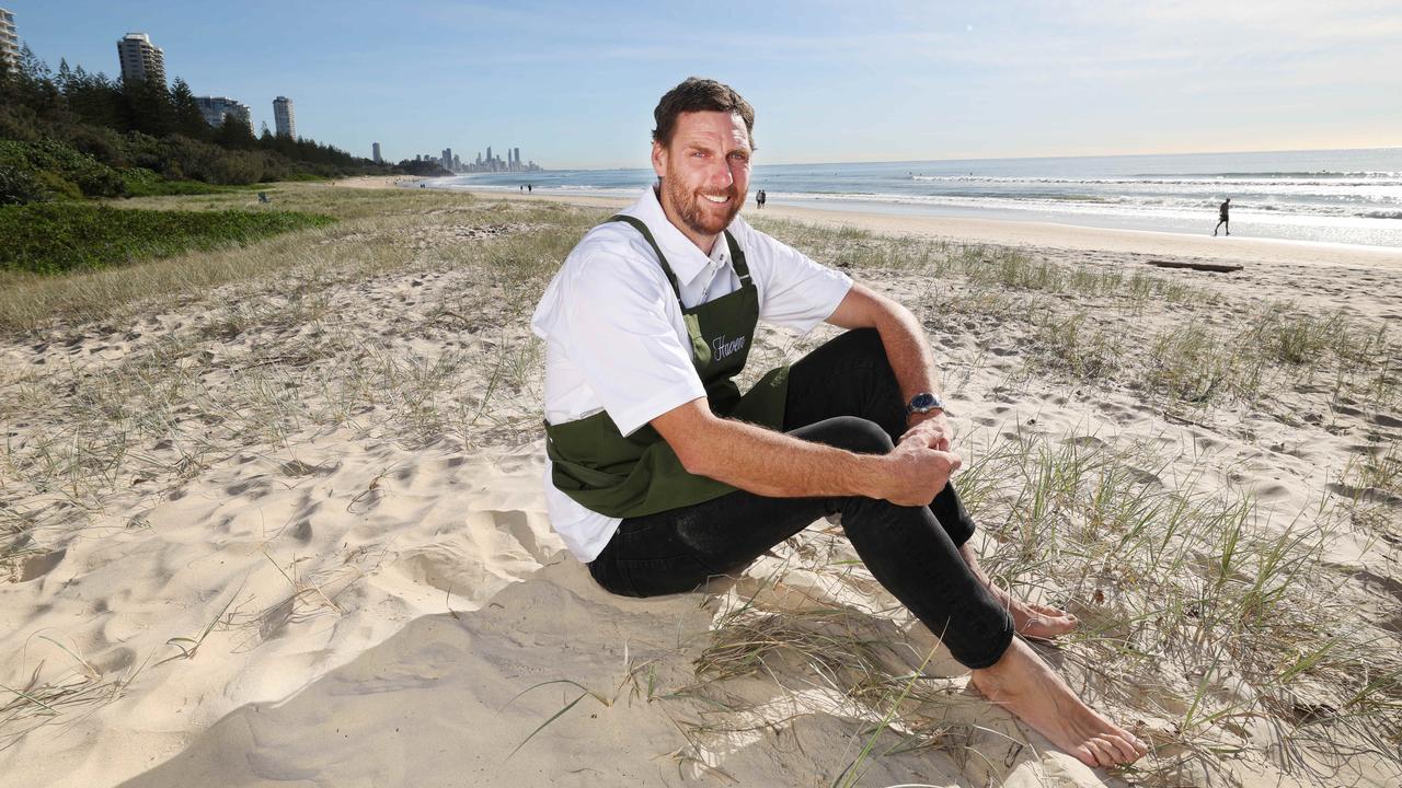 Executive chef Aaron Teece in Burleigh. Photo: Annette Dew