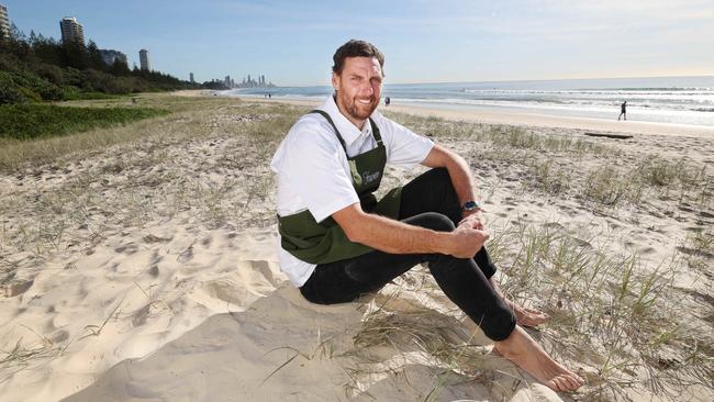 Executive chef Aaron Teece in Burleigh. Photo: Annette Dew