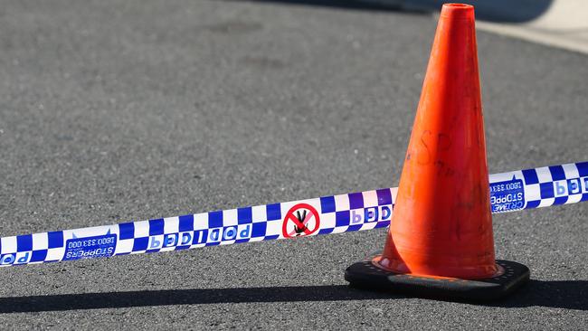 SYDNEY, AUSTRALIA - Newswire Photos - MAY 23 2023: A  general stock view of Police tape on a crime scene in Sydney NSW.  Picture : NCA Newswire / Gaye Gerard