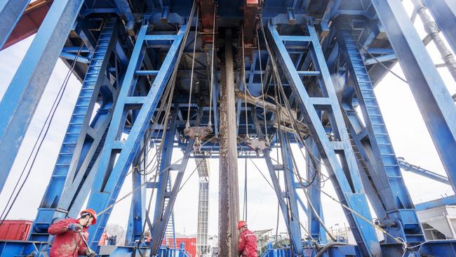 Australia’s materials and resources sectors – along with selected utilities and consumer stocks – were almost wholly responsible for the latest rise as the fog of war continued to cloud global markets. Picture: Vincent Mundy/Bloomberg