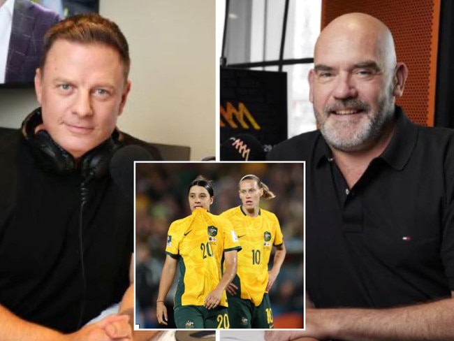 Radio presenter and actor Marty Sheargold has been dumped by Triple M over his disgraceful Matildas comments.