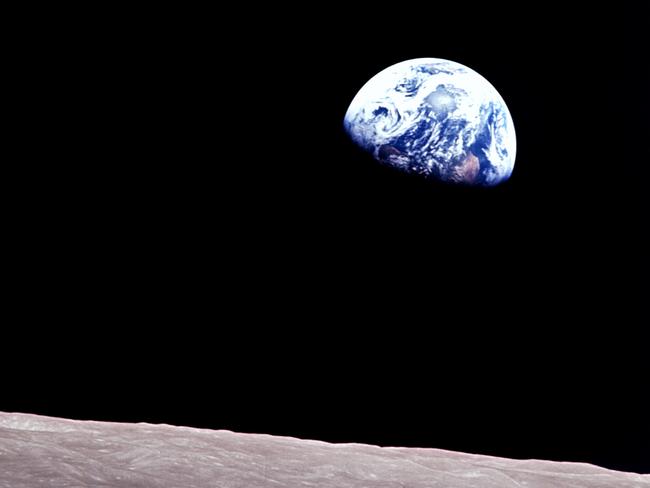 Earthrise seen from the Moon during the Apollo 8 mission in 1968. Earth and the Moon were formed billions of years ago. CREDIT: NASA For Martin George's col for  the Mercury.