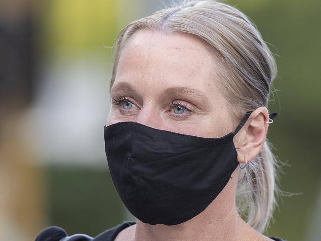 Renee Ferguson arrives at the Hobart Magistrates Court. Picture: Chris Kidd