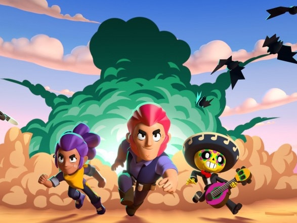 Brawl Stars key art without logo, supplied by Supercell