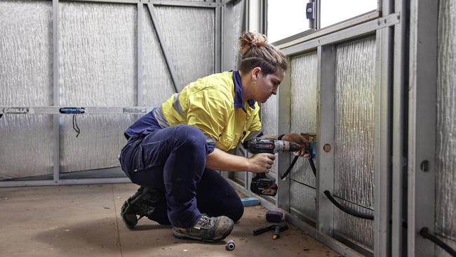 The harassment on worksites leaves Australia on the backfoot in trying to build desperately needed homes. Picture: National Association of Women In Construction