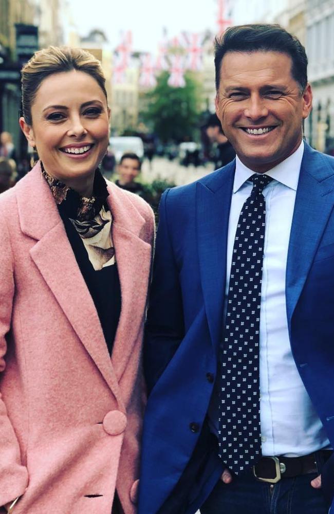 Currently in the Today chairs: Allison Langdon and Karl Stefanovic. Picture: Instagram