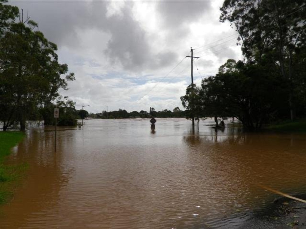 Severe flooding in Maryborough in 2013.