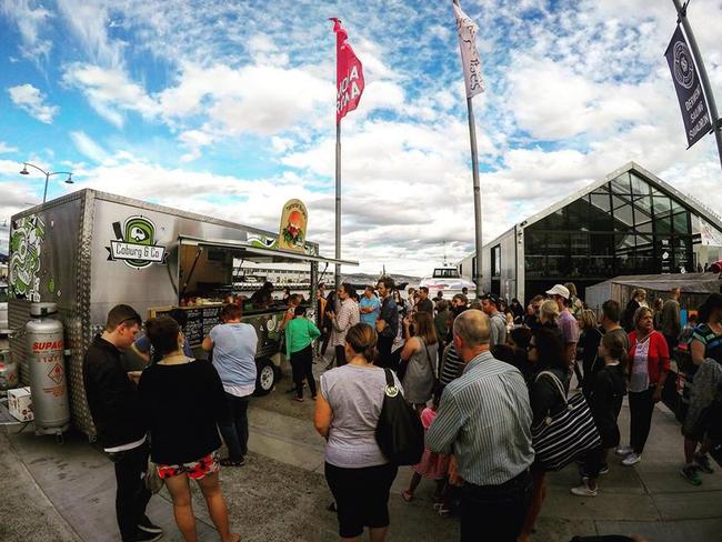 The Hobart Twilight Market at Brooke St Pier.