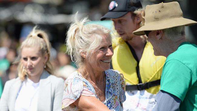 Binna Burra resident Sally Mackinnon believes fires which scorched the Gold Coast hinterland were linked to climate change. She attended the Global Climate Strike on Friday. Picture: Lawrence Pinder