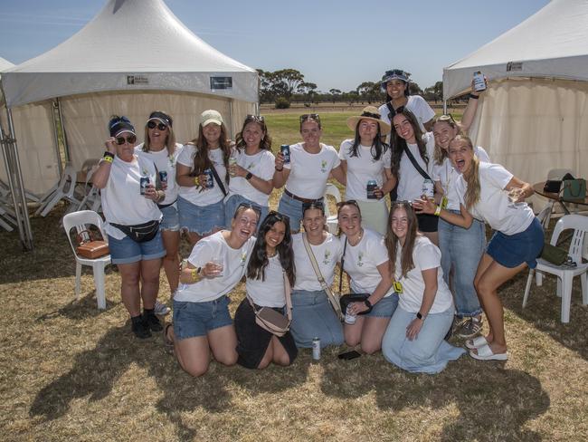 Dimboola Football Netball Club members on an end of season trip at the 2024 Manangatang Cup: Ana Zivkovic Kayla Mibus ash morrish Millie Dent Bridget Dorrington Maddie Marra. Antoinette Toet. Olivia Lehmann Tilli Menzel, Nicole Polycarpou, Emma Griffiths, Maryam Yahiat, Billie Barber, Paige Glover, Rhiannon Smith. Picture: Noel Fisher