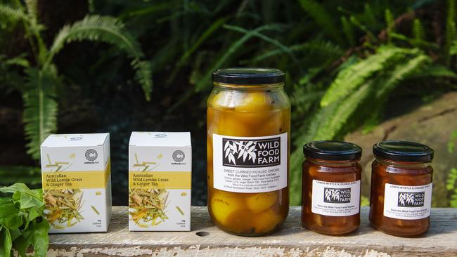 Wild Food Farm products. Picture: Zoe Phillips