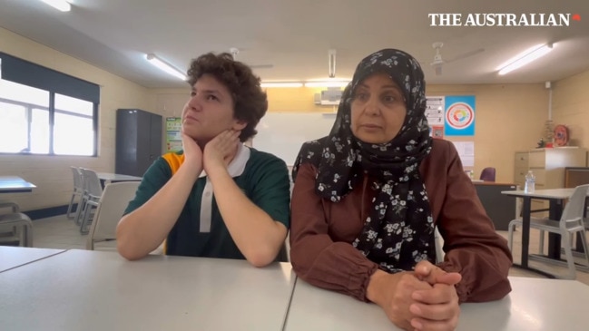 Palestinian refugee starts school in Brisbane