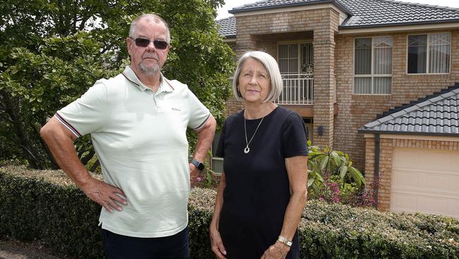 Luddenham residents Glen and Linda Marsden. They worry about the future of their suburb given the lack of clarity over its future rezoning. Picture: John Appleyard