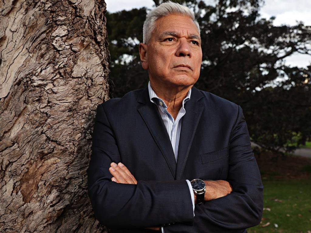 Warren Mundine in the Domain in Sydney has felt suicidal after being trolled. Picture: Adam Yip